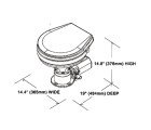 TMC - Electric Marine Toilet (Previous Part No. TMC-99904)